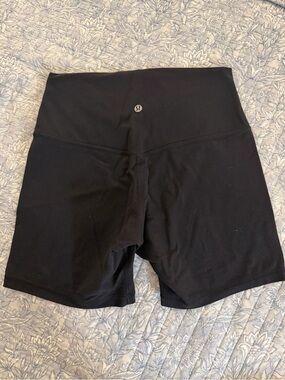 lululemon athletica Black High-Rise Bike Shorts